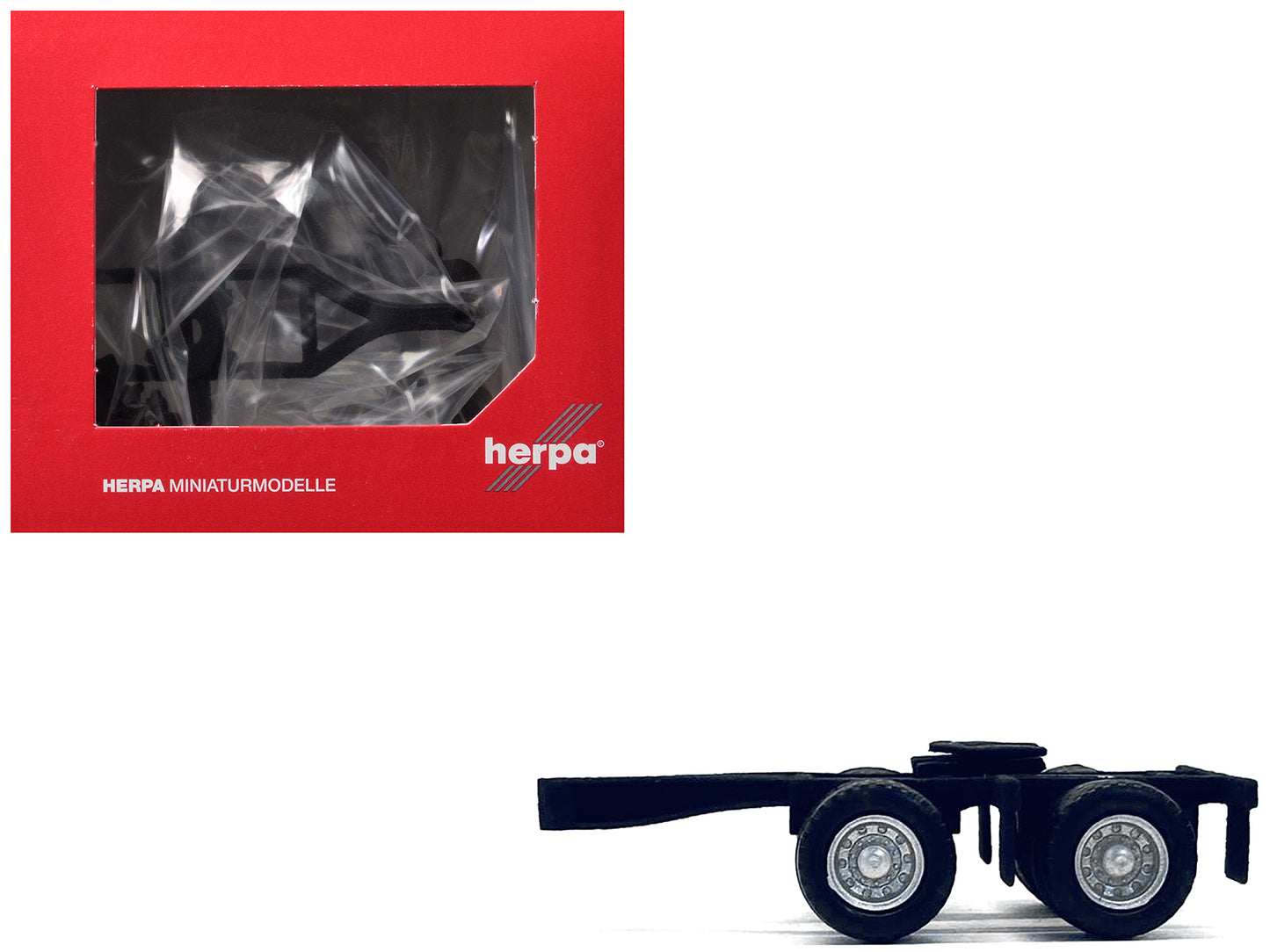 Dual Axle Converter Dolly A-Train 1/87 (HO) Plastic Model by Promotex-DiecastModeler.com