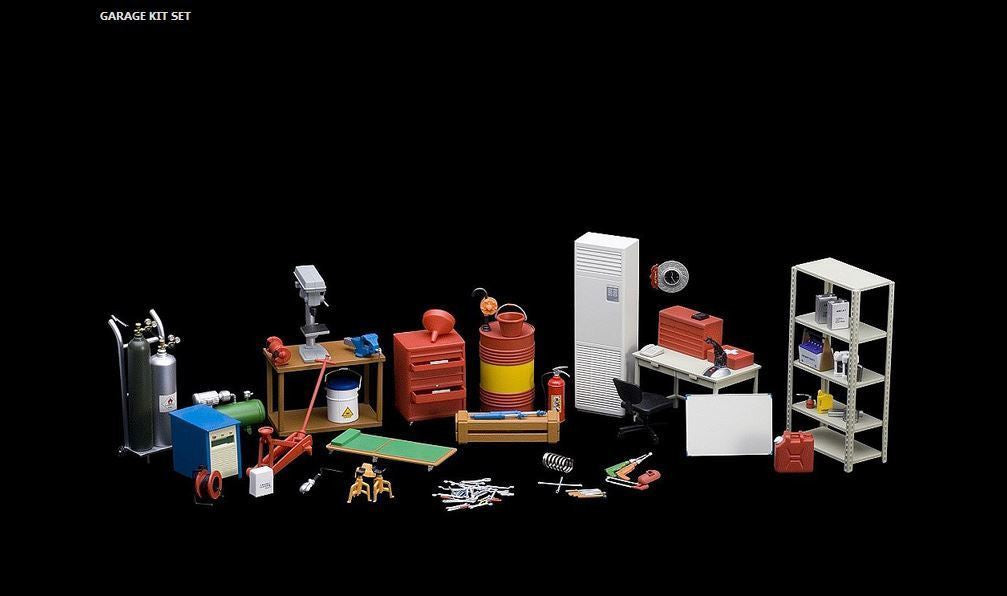 Garage Kit Set for 1/18 Scale Models by Autoart-DiecastModeler.com