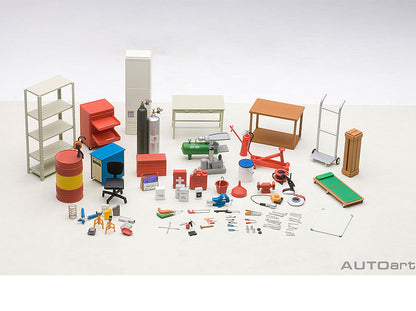 Garage Kit Set for 1/18 Scale Models by Autoart-DiecastModeler.com