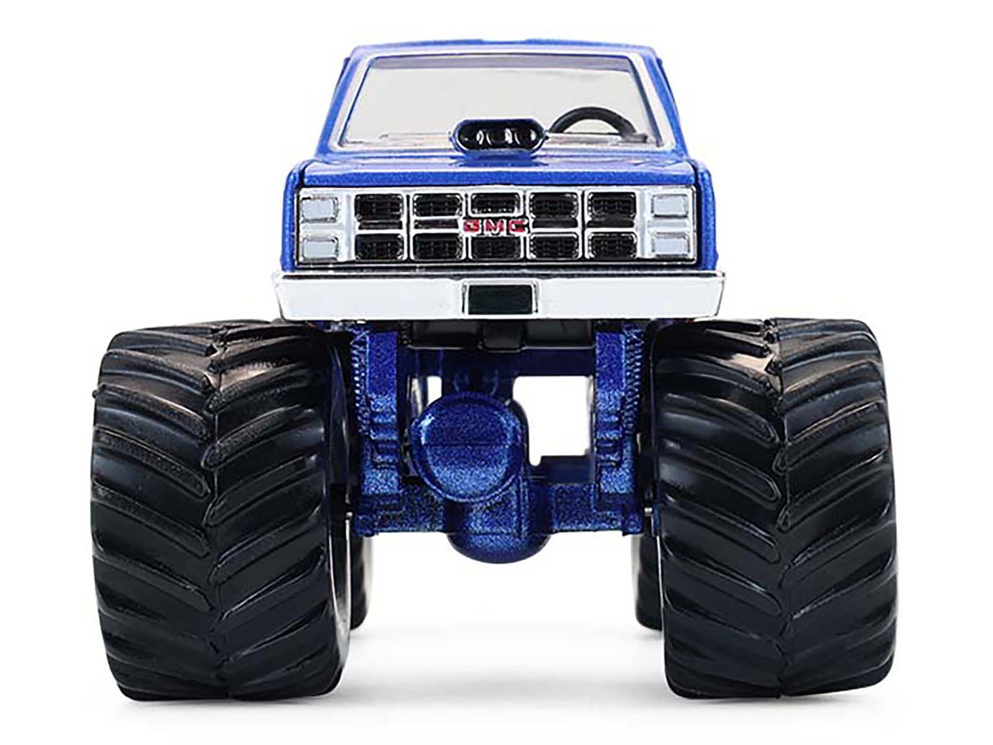 1982 GMC Sierra 2500 Monster Truck "Moonshiner!" Blue Metallic with Stripes "Kings of Crunch" Series 16 1/64 Diecast Model Car by Greenlight