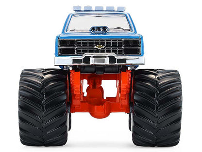 1983 Chevrolet C30 Monster Truck "Holman's Beast" Blue and White "Kings of Crunch" Series 16 1/64 Diecast Model Car by Greenlight