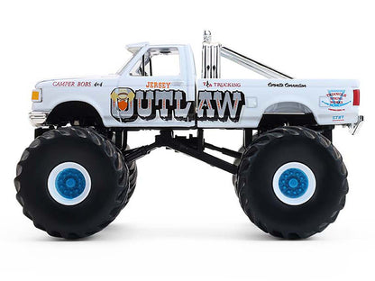 1988 Ford F-150 Monster Truck "Jersey Outlaw" White "Kings of Crunch" Series 16 1/64 Diecast Model Car by Greenlight