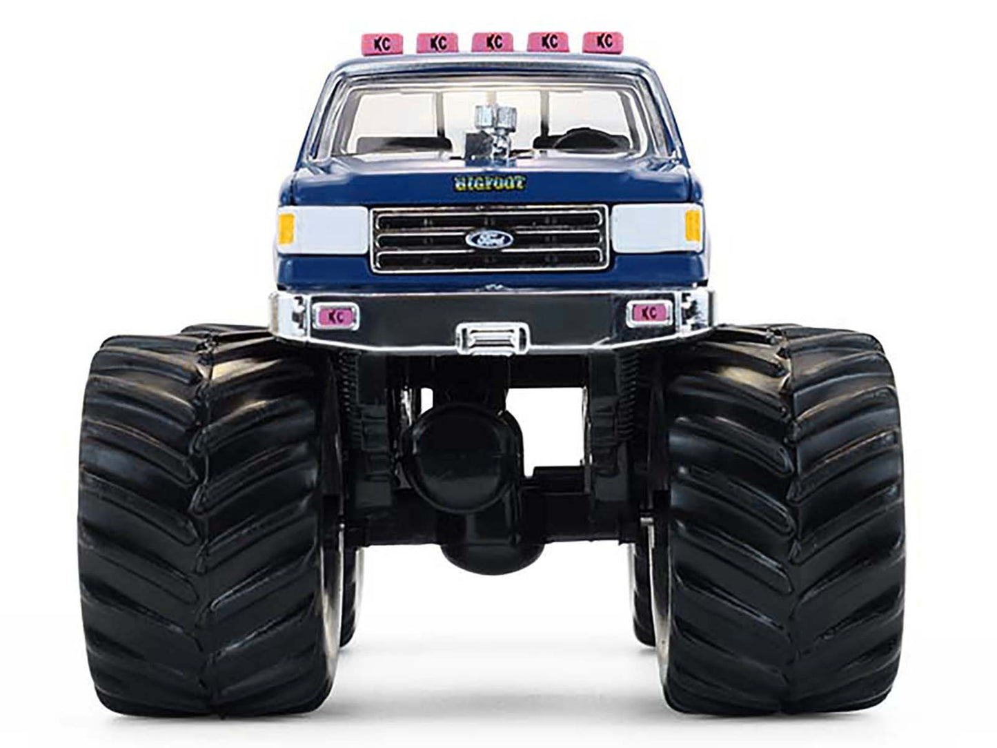 1990 Ford F-350 Monster Truck "Bigfoot #4" Blue "Kings of Crunch" Series 16 1/64 Diecast Model Car by Greenlight