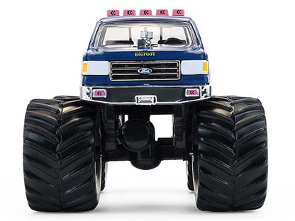 1990 Ford F-350 Monster Truck "Bigfoot #4" Blue "Kings of Crunch" Series 16 1/64 Diecast Model Car by Greenlight