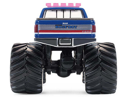 1990 Ford F-350 Monster Truck "Bigfoot #4" Blue "Kings of Crunch" Series 16 1/64 Diecast Model Car by Greenlight