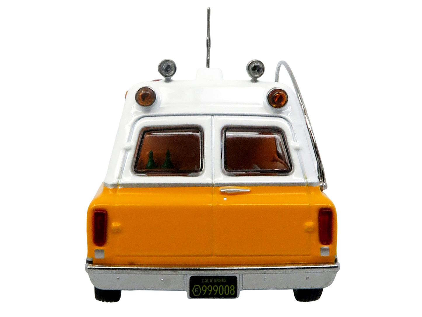 1969 Chevrolet C-10 Ambulance "Rampart General Hospital" White and Yellow "5 Alarm" Series Limited Edition 1/50 Diecast Model by Iconic Replicas