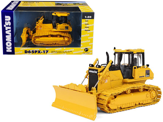 Komatsu D65PX-17 Dozer with Hitch 1/50 Diecast Model by First Gear-DiecastModeler.com