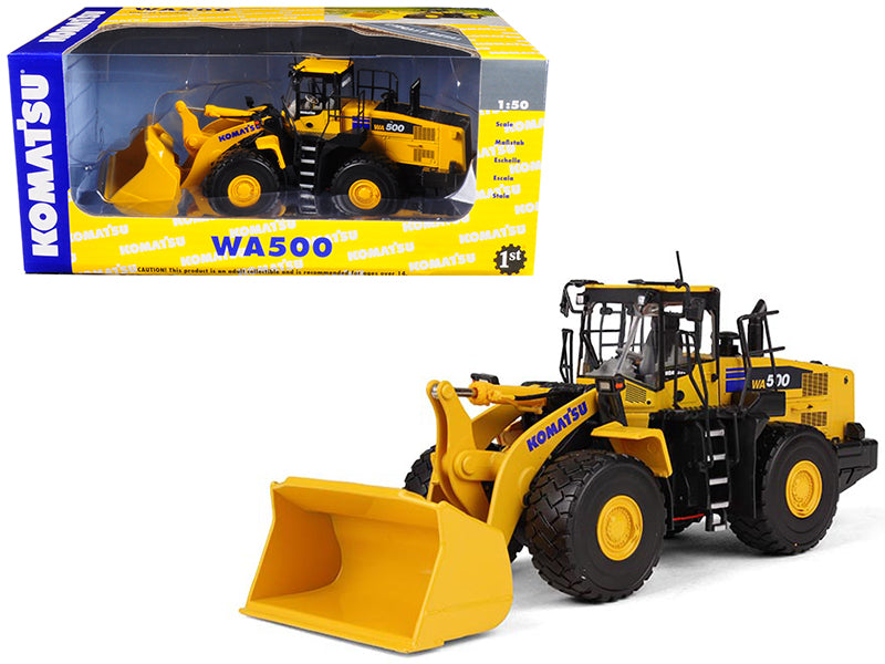 Komatsu WA500-7 Wheel Loader 1/50 Diecast Model by First Gear-DiecastModeler.com