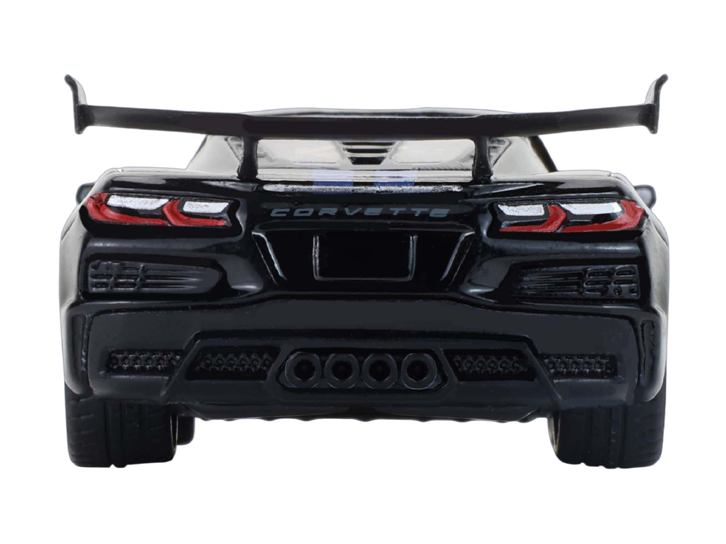 2025 Chevrolet Corvette C8 ZR1 Black with Blue Stripes with Raw Casting Dual Pack "2025 Greenlight Waltersons Collector's Expo Exclusive" 1/64 Diecast Model Car by Greenlight-DiecastModeler.com