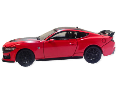 2024 Ford Mustang Dark Horse "Indiana" Red with Black Hood and Top "2025 Greenlight Waltersons Collector's Expo Exclusive" 1/64 Diecast Model Car by Greenlight-DiecastModeler.com