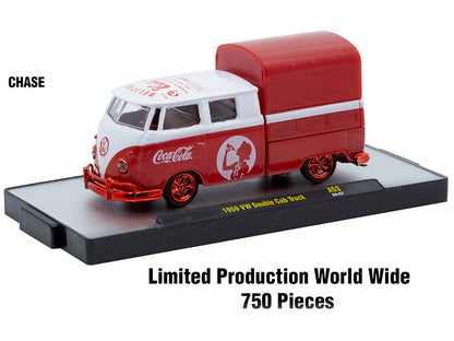 "Coca-Cola" Set of 3 pieces Release 53 Limited Edition to 10000 pieces Worldwide 1/64 Diecast Model Cars by M2 Machines