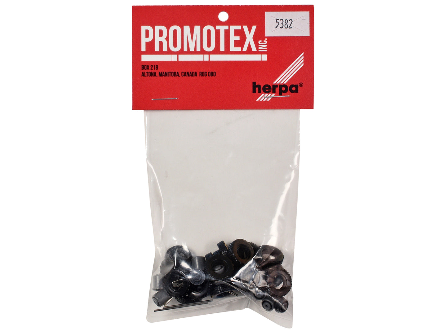 All-Terrain Wheel Sets (2 Front and 4 Rear) 1/87 (HO) Plastic Model by Promotex-DiecastModeler.com