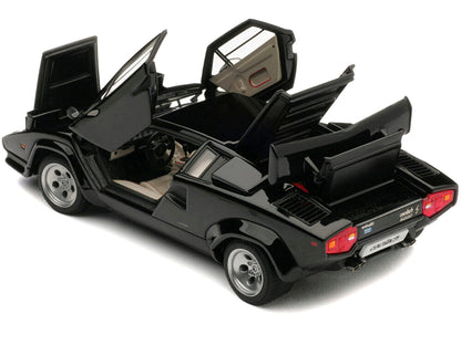 Lamborghini Countach 5000S Black 1/43 Diecast Model Car by Autoart