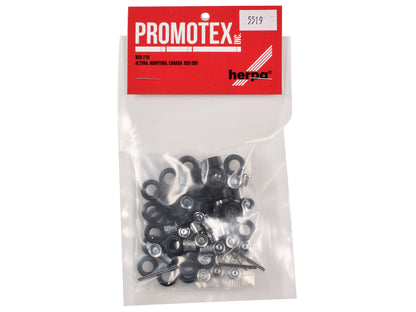 Super Singles with Fronts Sets of Wheels (10 Sets) 1/87 (HO) Plastic Model by Promotex