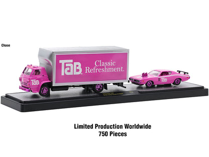 Auto Haulers "3 Sodas" Set of 3 pieces Release 15 Limited Edition to 8400 pieces Worldwide 1/64 Diecast Model Cars by M2 Machines-DiecastModeler.com