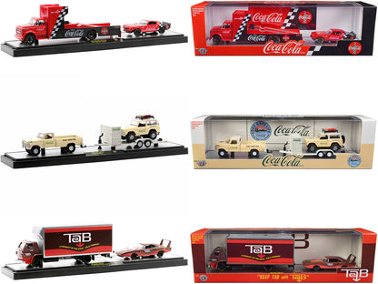 Auto Haulers "Sodas" Set of 3 pieces Release 21 Limited Edition to 8400 pieces Worldwide 1/64 Diecast Models by M2 Machines