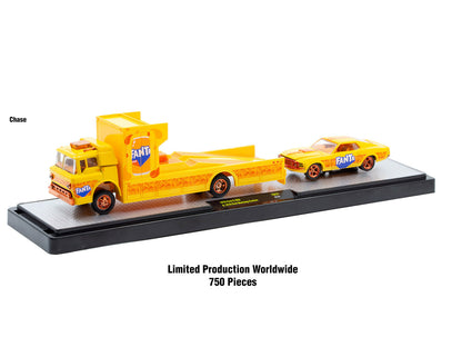 Auto Haulers "Soda" Set of 3 pieces Release 37 Limited Edition to 6000 pieces Worldwide 1/64 Diecast Models by M2 Machines