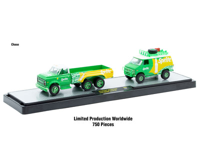 Auto Haulers "Soda" Set of 3 pieces Release 38 Limited Edition to 8000 pieces Worldwide 1/64 Diecast Models by M2 Machines