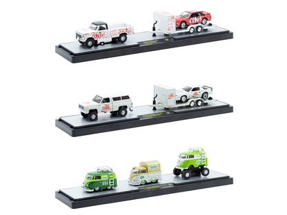 Auto Haulers "Soda" Set of 3 pieces Release 39 Limited Edition to 8000 pieces Worldwide 1/64 Diecast Models by M2 Machines-DiecastModeler.com