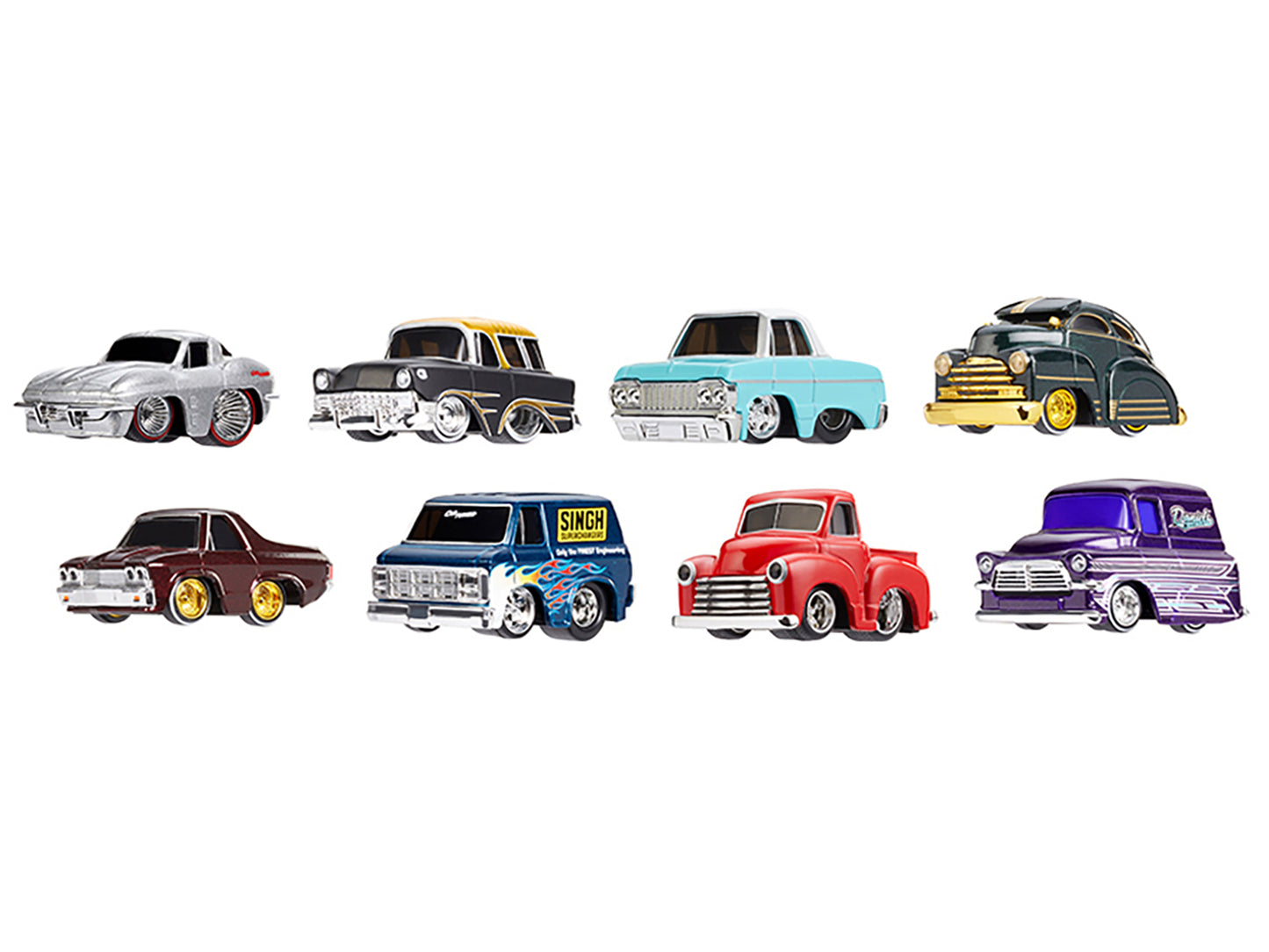 "Mainline" 2025 Series 5 Set of 8 Pieces Diecast Model Cars by CarTuned