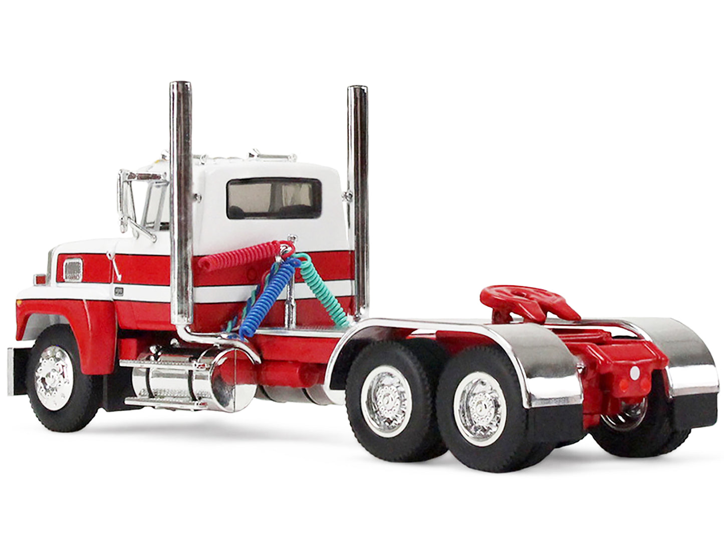 Ford LTL 9000 Trio Set (Two Day Cabs and One 60" Flat Top Sleeper) 1/64 Diecast Model by DCP/First Gear-DiecastModeler.com