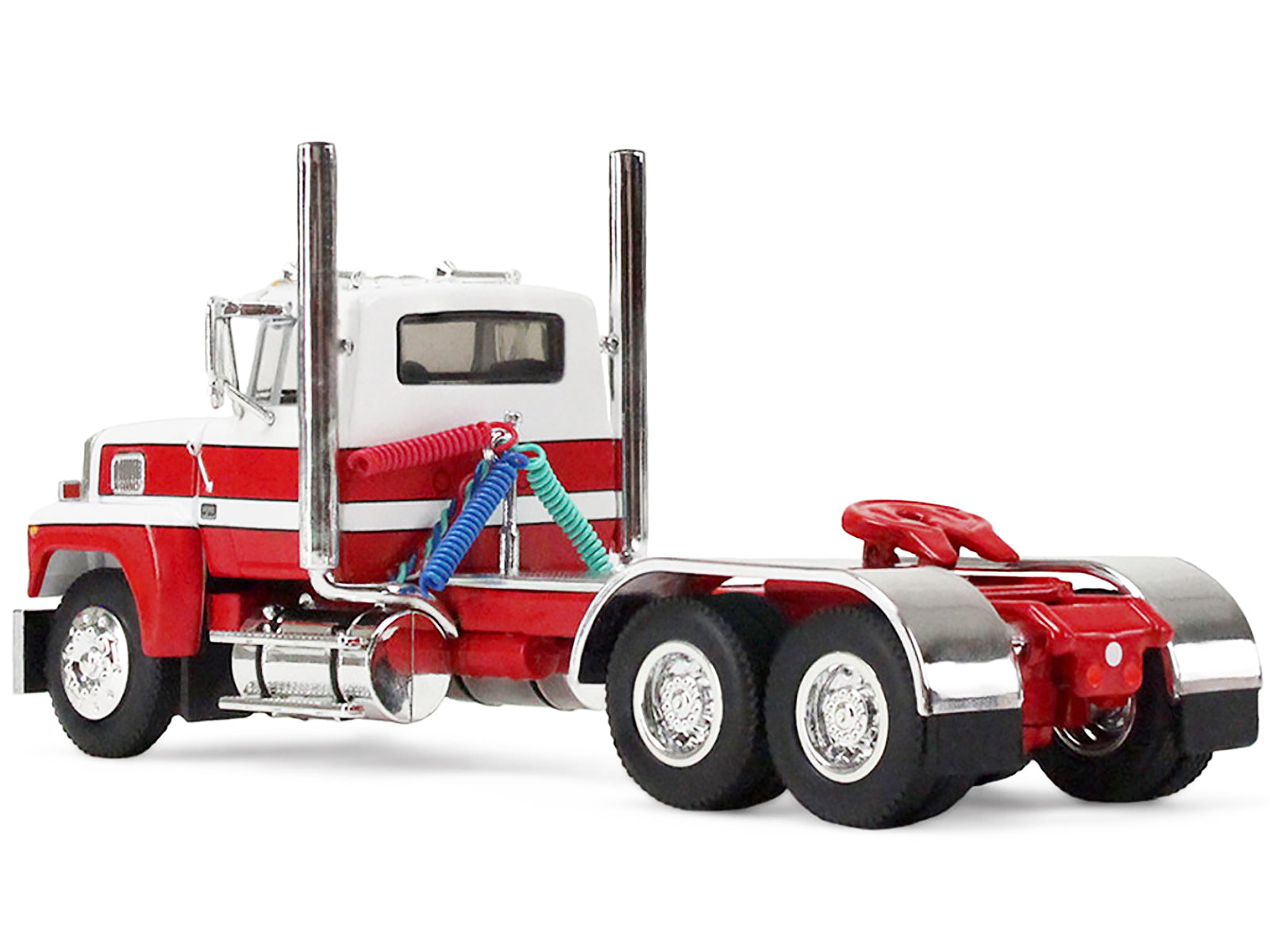 Ford LTL 9000 Trio Set (Two Day Cabs and One 60" Flat Top Sleeper) 1/64 Diecast Model by DCP/First Gear-DiecastModeler.com