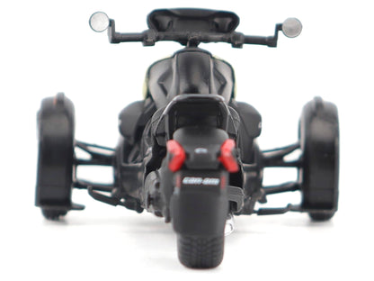 Can-Am Ryker Rally 3-Wheel Motorcycle Sand Storm and Black 1/32 Diecast Model by BRP Models