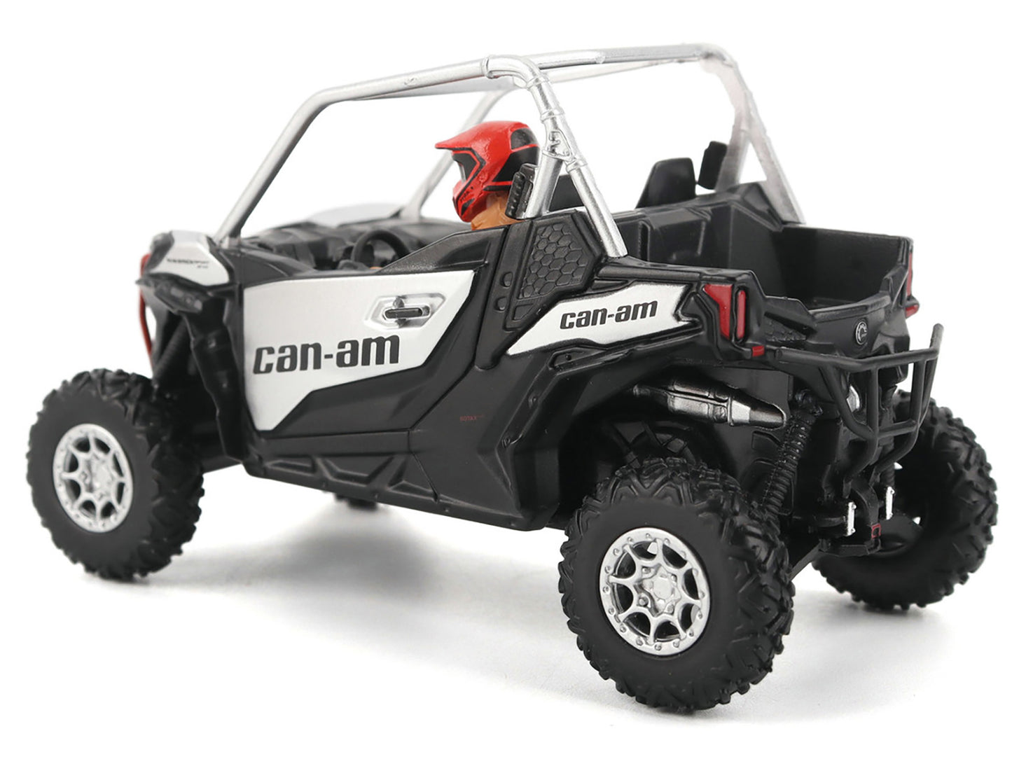 Can-Am Maverick Sport XXC 1000R Silver Metallic and Black with Driver Figure 1/32 Diecast Model by BRP Models