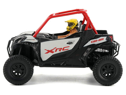 Can-Am Maverick Sport XRC 1000R Red and Gray with Driver Figure 1/32 Diecast Model by BRP Models