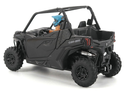 Can-Am Maverick Trail DPS 1000 Matt Black with Driver Figure 1/32 Diecast Model by BRP Models