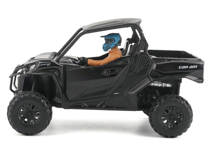 Can-Am Commander XT 1000R Matt Black with Driver Figure 1/32 Diecast Model by BRP Models