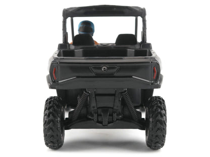 Can-Am Commander XT 1000R Matt Black with Driver Figure 1/32 Diecast Model by BRP Models