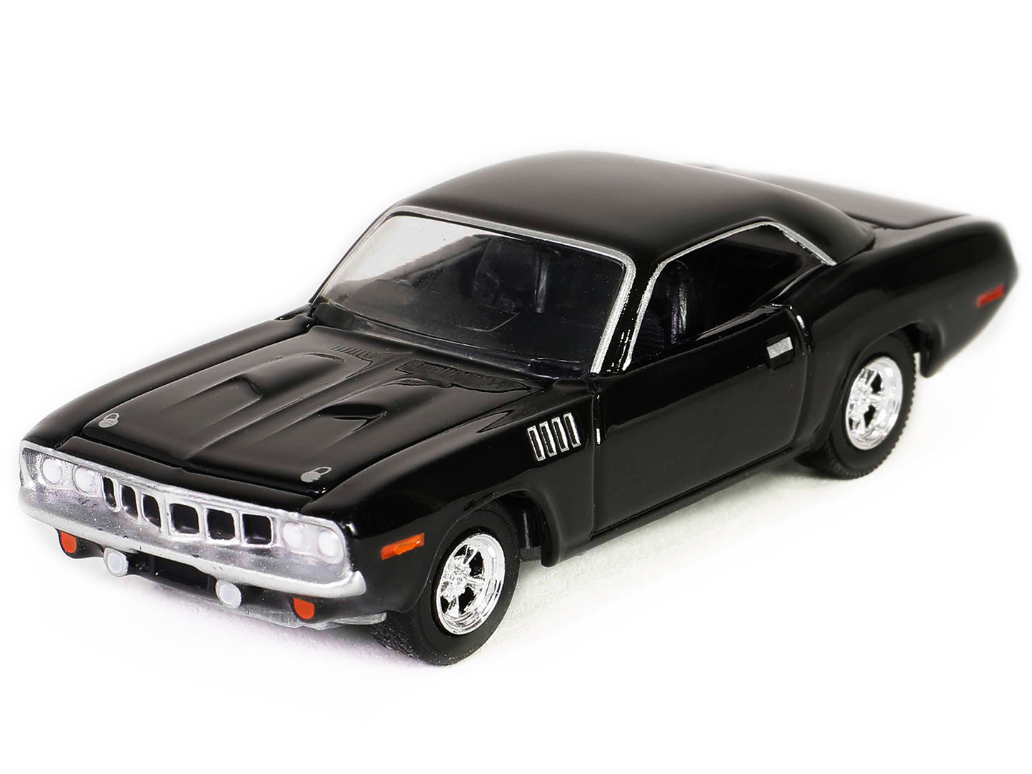 Plymouth Barracuda Black "John Wick: Chapter 4" (2023) Movie "Hollywood Series" Release 41 1/64 Diecast Model Car by Greenlight-DiecastModeler.com