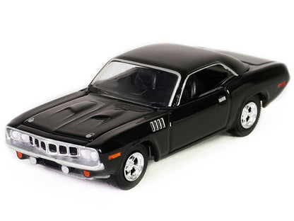 Plymouth Barracuda Black "John Wick: Chapter 4" (2023) Movie "Hollywood Series" Release 41 1/64 Diecast Model Car by Greenlight-DiecastModeler.com
