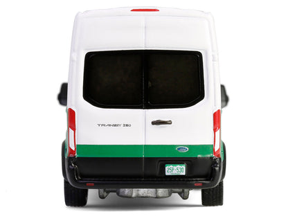 2015 Ford Transit Van White and Green "Cold Pursuit" (2019) Movie "Hollywood Series" Release 43 1/64 Diecast Model Car by Greenlight