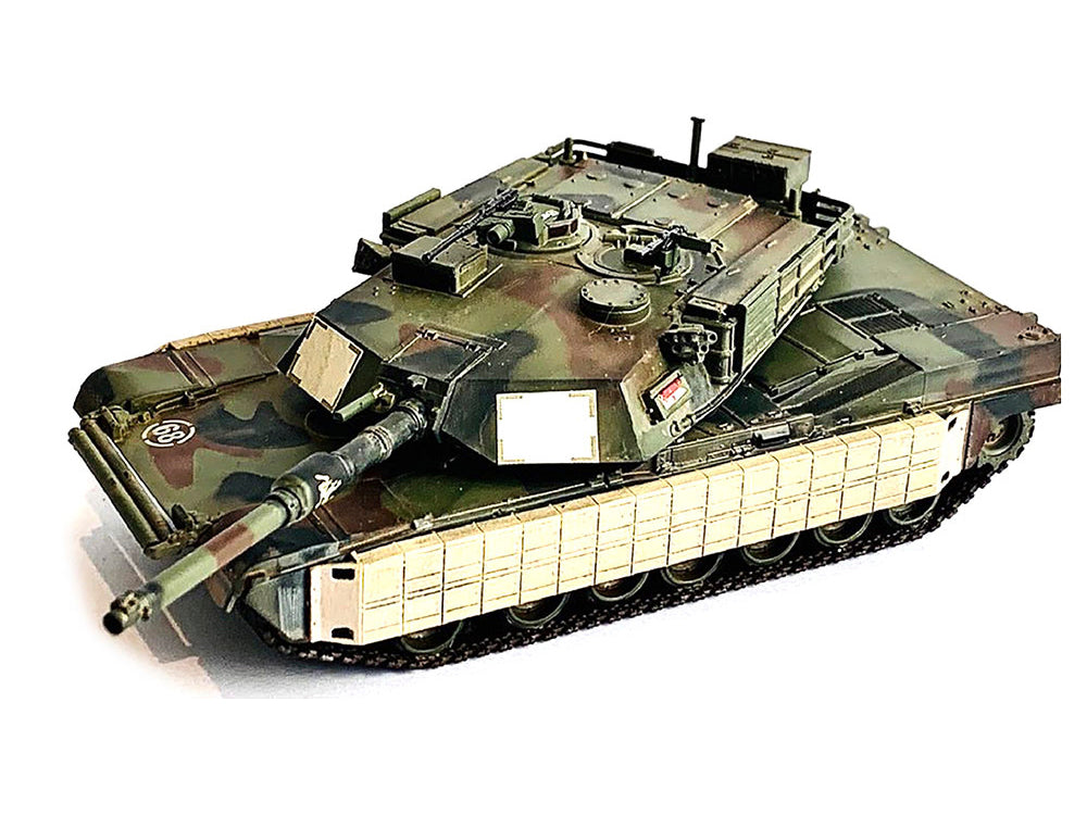 United States M1A1 AIM TUSK Tank "1-4 Cav 'Quarterhorse' 1st Infantry Division Iraq" (2004) "NEO Dragon Armor" Series 1/72 Plastic Model by Dragon Models-DiecastModeler.com