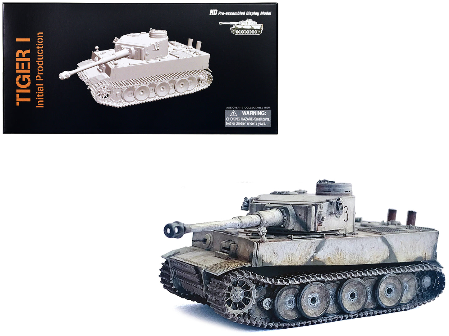Germany Tiger I Initial Production Tank "s.Pz.Abt.502 Mishkino" (1943) "NEO Dragon Armor" Series 1/72 Plastic Model by Dragon Models-DiecastModeler.com