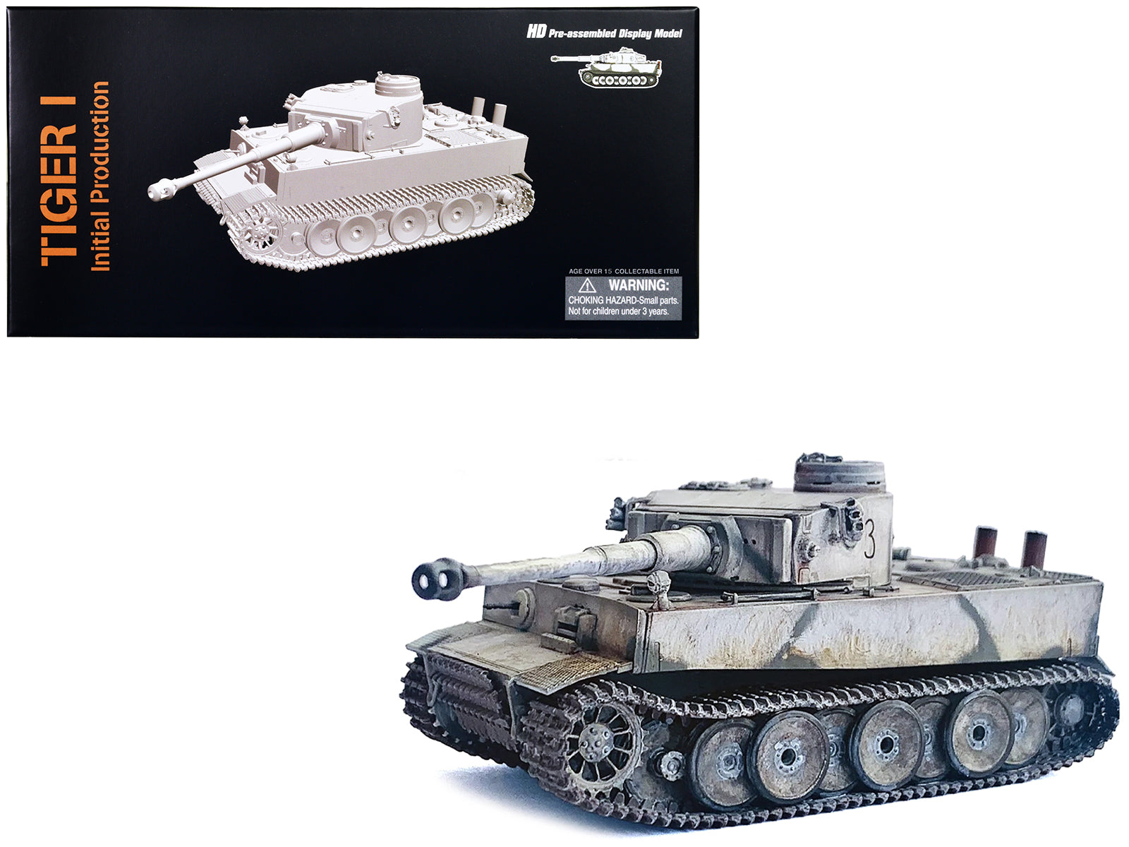 Germany Tiger I Initial Production Tank "s.Pz.Abt.502 Mishkino" (1943) "NEO Dragon Armor" Series 1/72 Plastic Model by Dragon Models-DiecastModeler.com