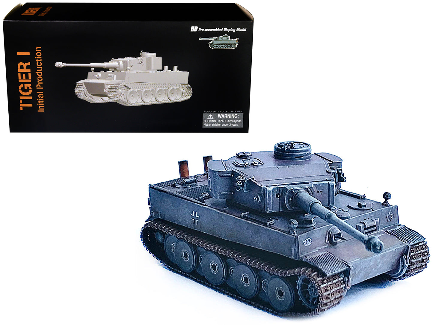 Germany Sd. Kfz. 181 PzKpfw VI Tiger I Heavy Tank "Initial Production s.Pz.Abt.502 Leningrad" (1942) "NEO Dragon Armor" Series  1/72 Plastic Model by Dragon Models-DiecastModeler.com