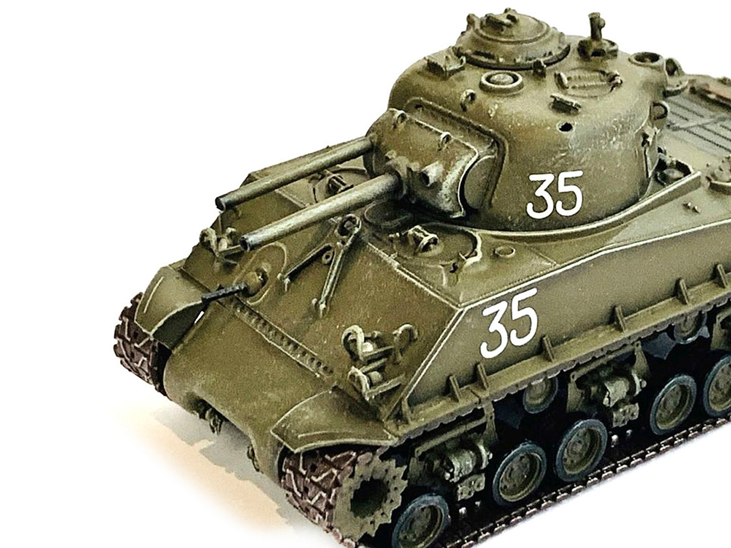 United States M4A3 HVSS POA-CWS-H5 Flamethrower Tank Olive Drab #35 "Hawaii" (1951) "NEO Dragon Armor" Series 1/72 Plastic Model by Dragon Models