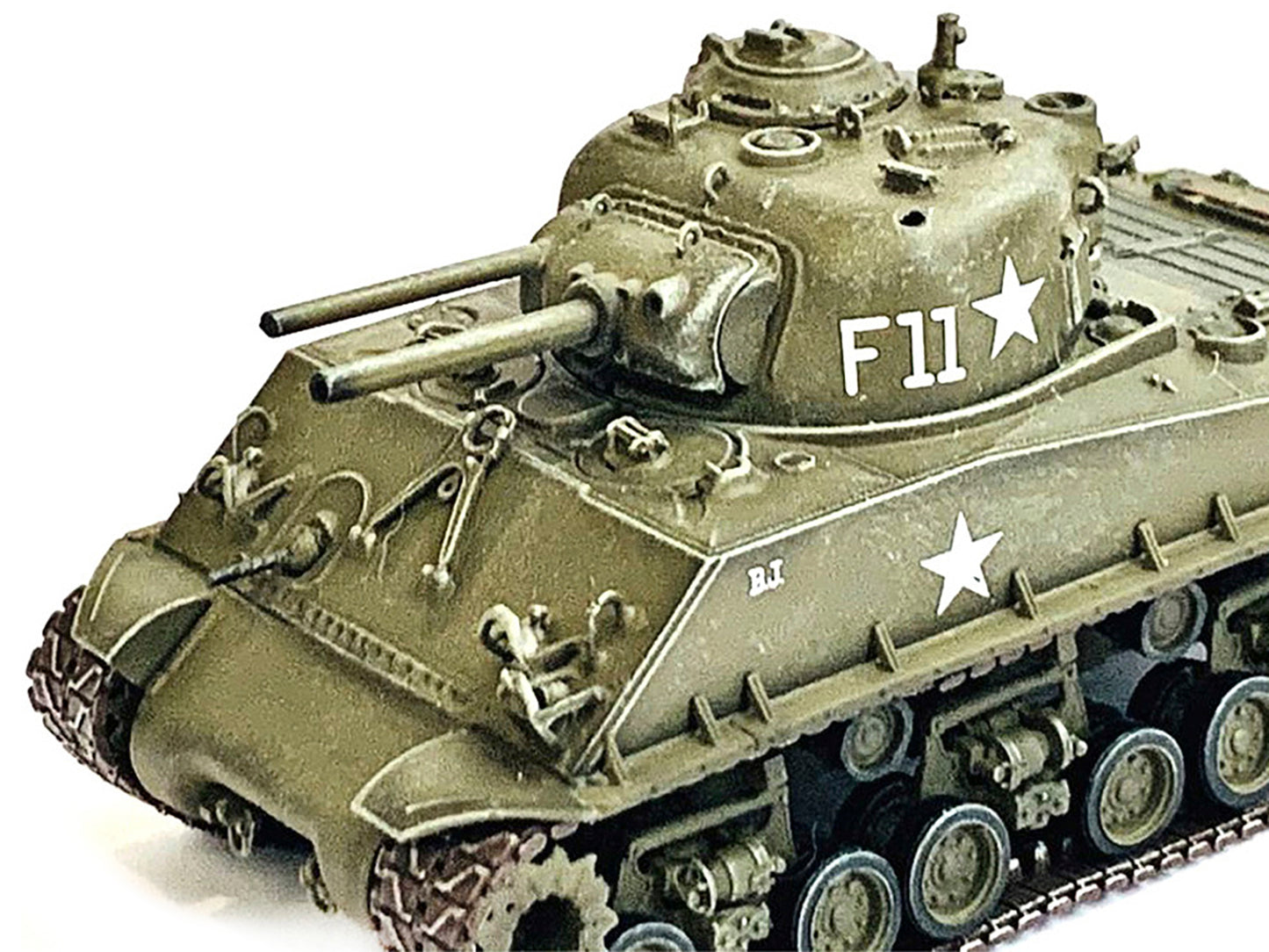 United States M4A3 HVSS POA-CWS-H5 Flamethrower Tank Olive Drab F11 "Korea" (1951) "NEO Dragon Armor" Series 1/72 Plastic Model by Dragon Models-DiecastModeler.com