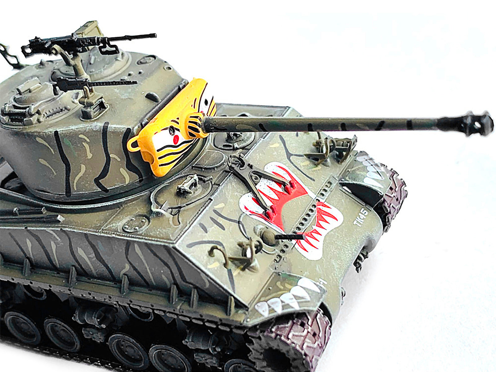 United States M4A3E8 Sherman "Tiger Face" Tank "24th Infantry Div. Han River Korea" (1951) "NEO Dragon Armor" Series 1/72 Plastic Model by Dragon Models-DiecastModeler.com