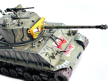 United States M4A3E8 Sherman "Tiger Face" Tank "24th Infantry Div. Han River Korea" (1951) "NEO Dragon Armor" Series 1/72 Plastic Model by Dragon Models-DiecastModeler.com