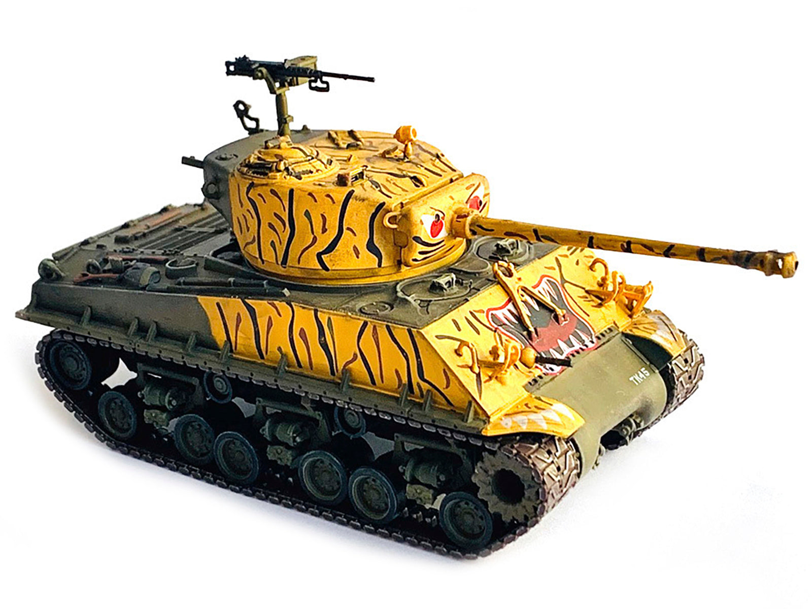 United States M4A3E8 Sherman "Tiger Face" Tank "24th Infantry Div. Korea" (1951) "NEO Dragon Armor" Series 1/72 Plastic Model by Dragon Models-DiecastModeler.com