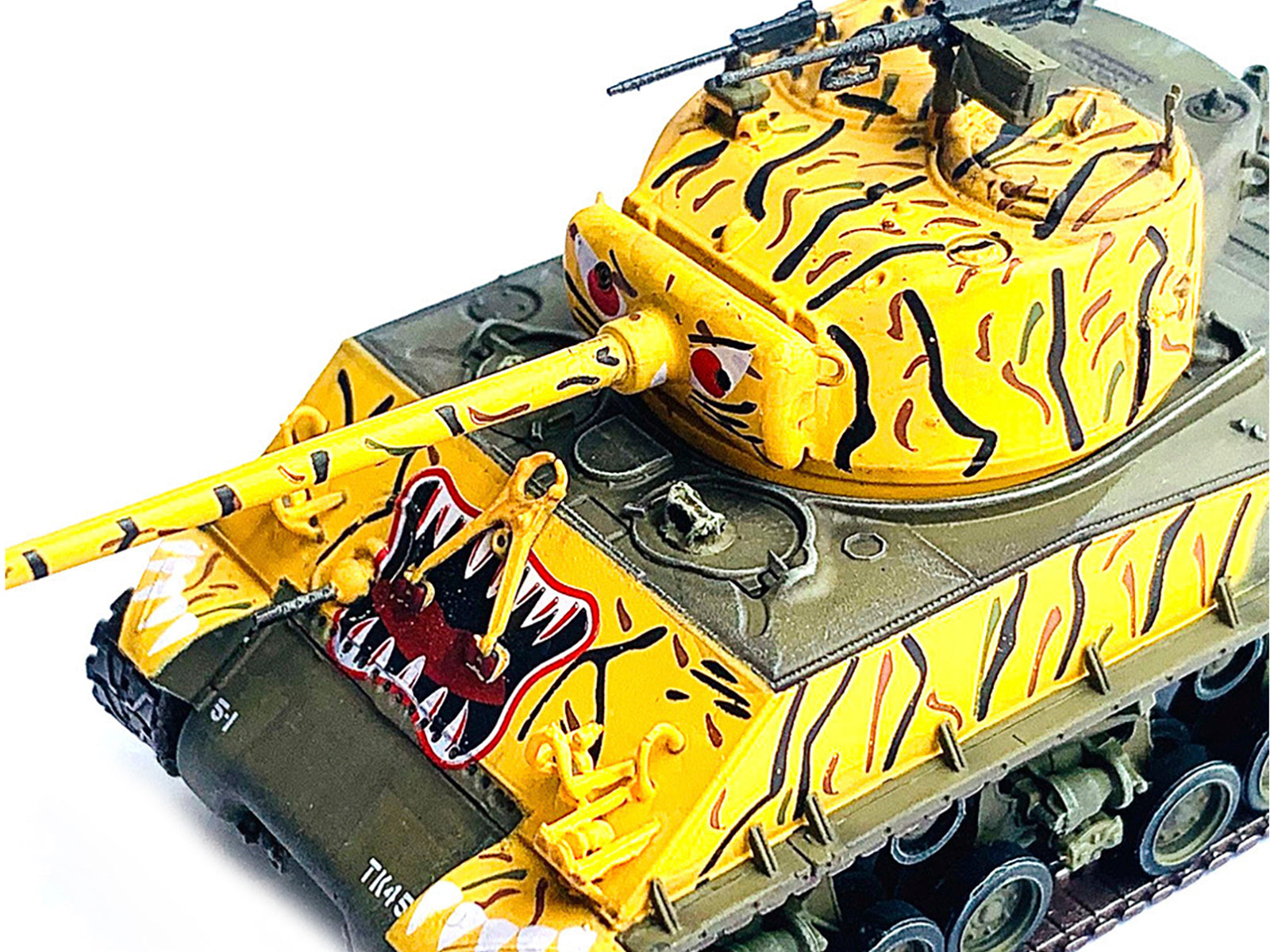 United States M4A3E8 Sherman "Tiger Face" Tank "24th Infantry Div. Korea" (1951) "NEO Dragon Armor" Series 1/72 Plastic Model by Dragon Models-DiecastModeler.com