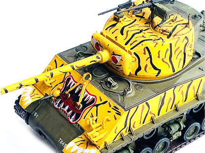 United States M4A3E8 Sherman "Tiger Face" Tank "24th Infantry Div. Korea" (1951) "NEO Dragon Armor" Series 1/72 Plastic Model by Dragon Models-DiecastModeler.com
