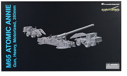 United States M65 Atomic Cannon "Atomic Annie" Artillery Olive Drab "Traveling Mode" US Army "NEO Dragon Armor" Series 1/72 Plastic Model by Dragon Models