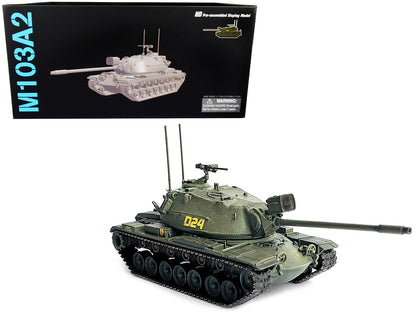 United States M103A2 Heavy Tank D24 Olive Drab "NEO Dragon Armor" Series 1/72 Plastic Model by Dragon Models-DiecastModeler.com