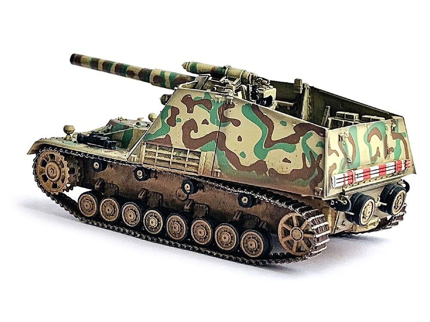 German Sd.Kfz.165 Hummel Self-Propelled Gun V2 "Early Production German Army" "NEO Dragon Armor" Series 1/72 Plastic Model by Dragon Models-DiecastModeler.com