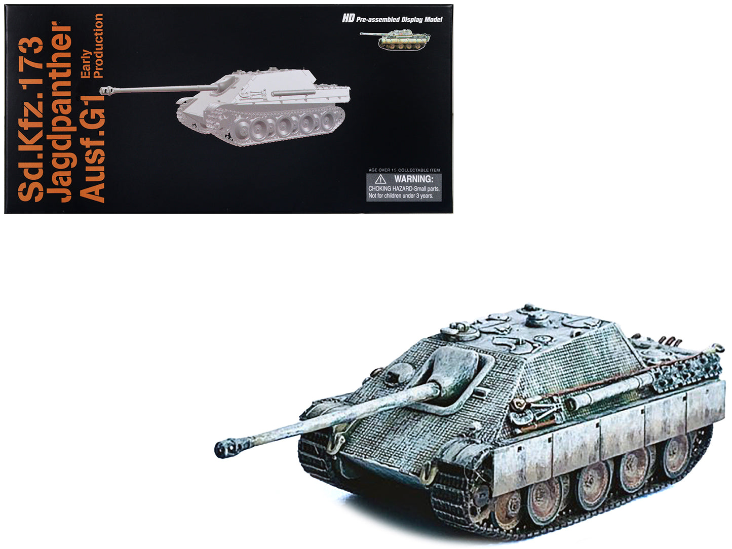 Germany Sd.Kfz.173 Jagdpanther Ausf.G1 Early Production Tank "Pz.Div. Grossdeutschland" (1944) "NEO Dragon Armor" Series 1/72 Plastic Model by Dragon Models-DiecastModeler.com